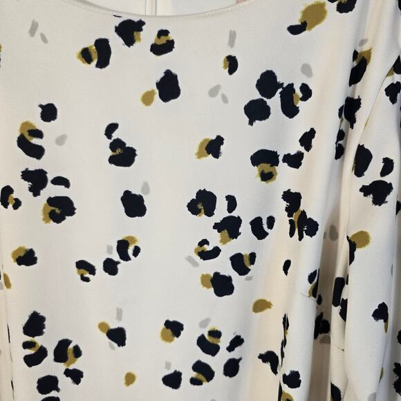 Hutch Anthropologie Shift Dress Women's L Animal Print Classic Career Chic READ - Picture 4 of 10